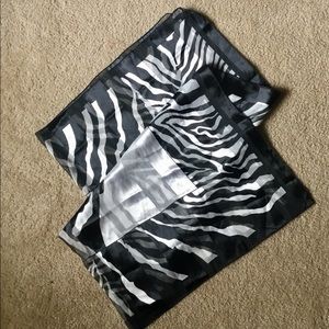 NOW Zebra Print Large Square Scarf